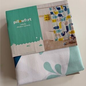 NEW! Pillowfort Whale Curtain
